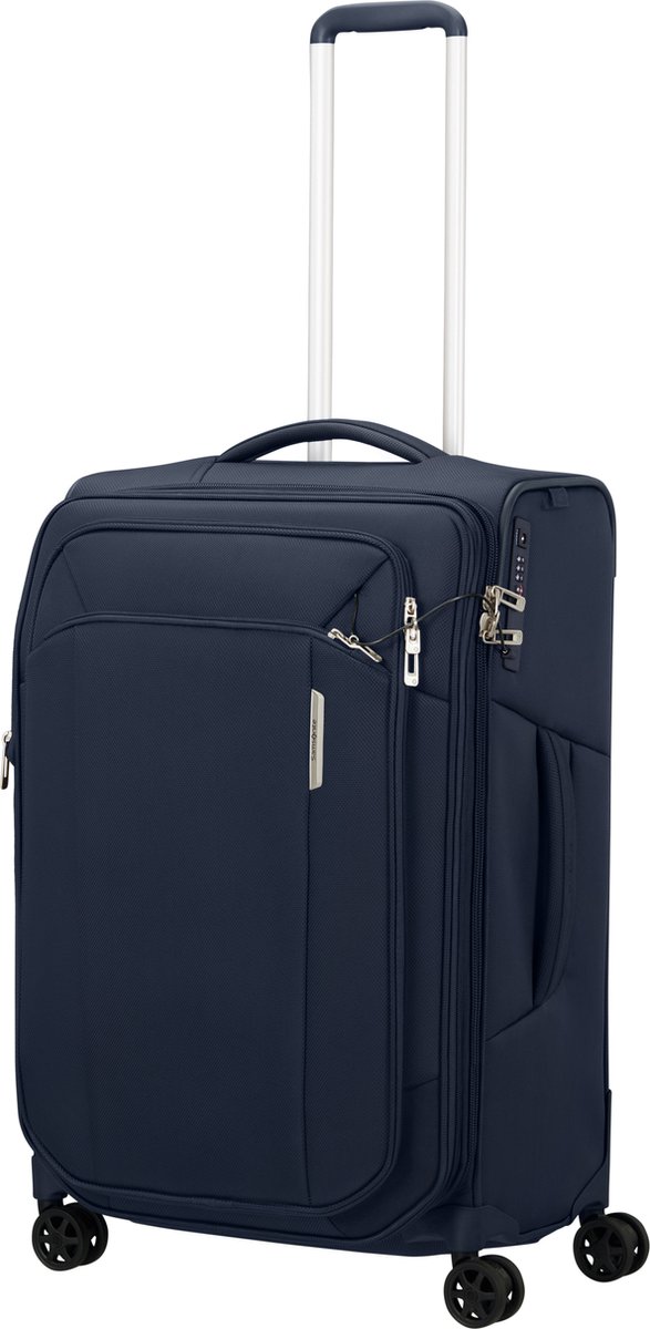 Samsonite Reiskoffer - Respark Spinner 67/24 Exp (Compact) Midnight Blue
