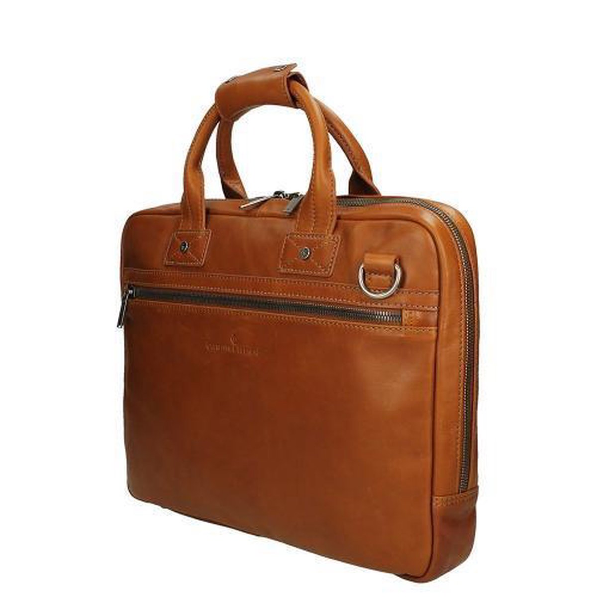 Castelijn & Beerens Firenze Business Laptoptas 15.6'' Licht Bruin 9472
