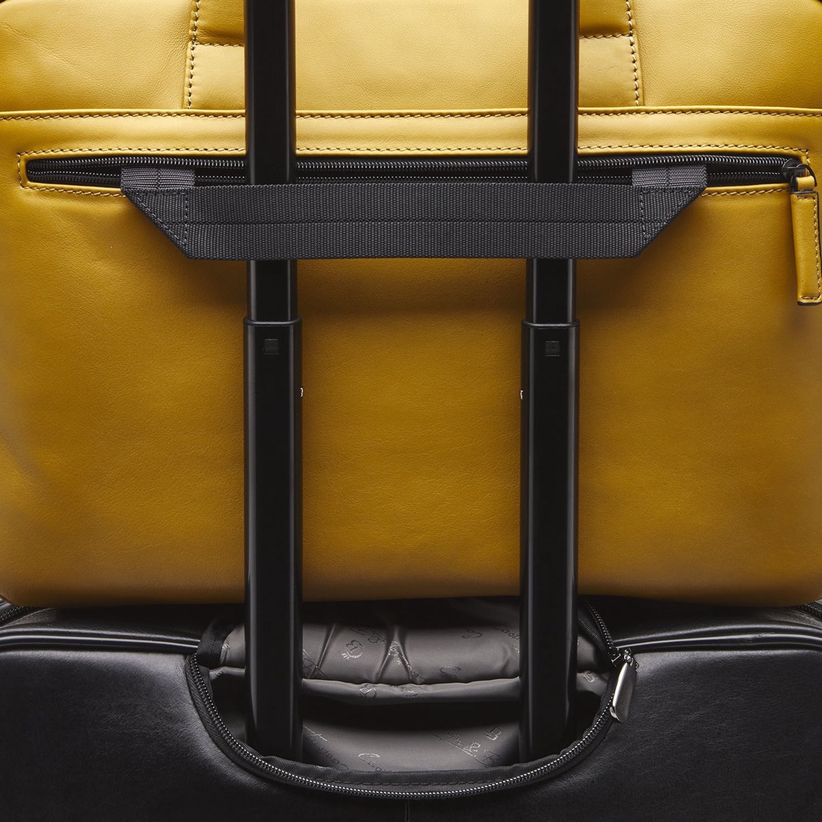 Castelijn & Beerens - Nappa X Charlie laptoptas 15,6” RFID | geel -