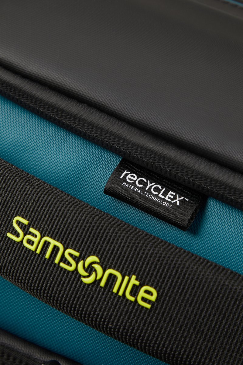 Samsonite Reistas/backpack Met Wielen - Ecodiver 55 cm (Handbagage)- Petrol Blue/Lime - 2.5 kg