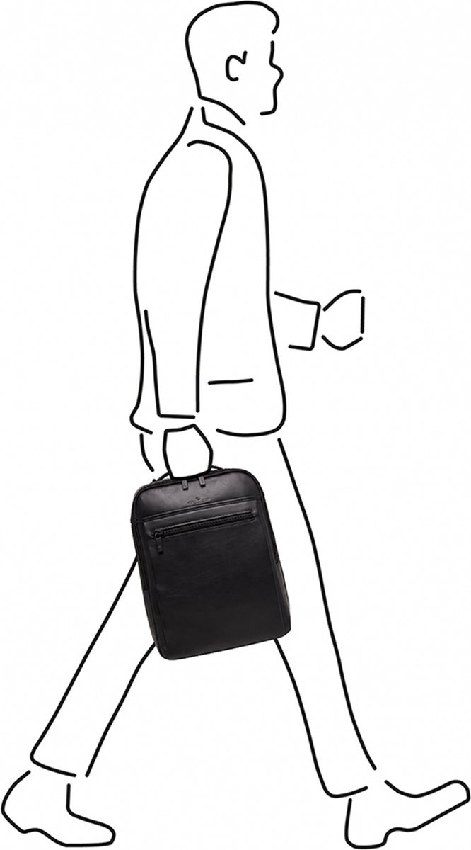 Castelijn & Beerens - Nappa X Victor laptoprugzak 15,6 + tablet RFID | zwart -