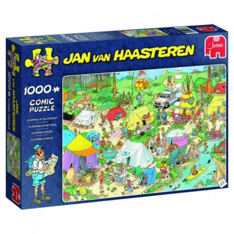 Kamperen in het Bos - Jan van Haasteren (1000)