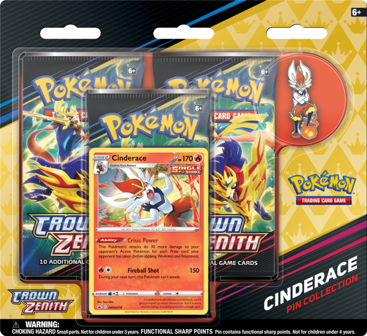 Pokemon Crown Zenith Pin Box Collection