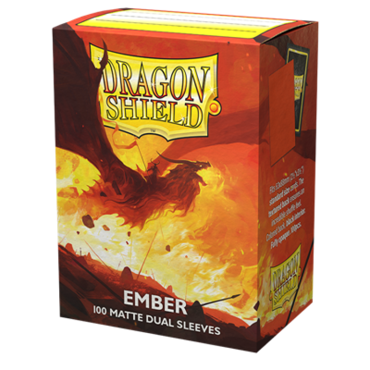 Dragon Shield Dual Matte Sleeves - Ember 'Alaric, Revolution Kindler' (100 Sleeves)